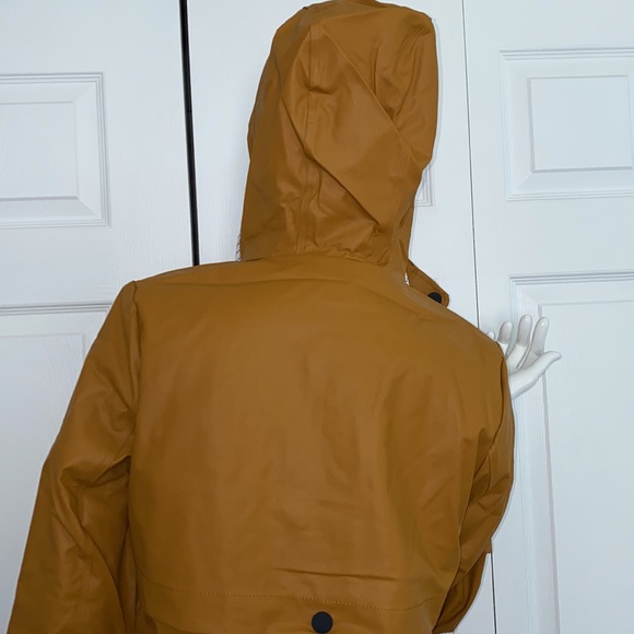 Joules Jackets & Coats Nwt Joules Mustard Sailaway Short Rain Coat